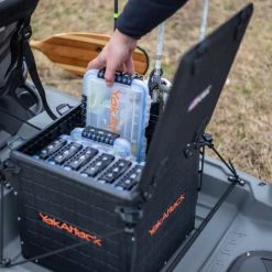 Yak Attack BlackPak Pro, 13 X 13 X 13, Black, Includes Lid And 3 Rod Holders 7 Yak Attack BlackPak Pro, 13 X 13 X 13, Black, Includes Lid And 3 Rod Holders