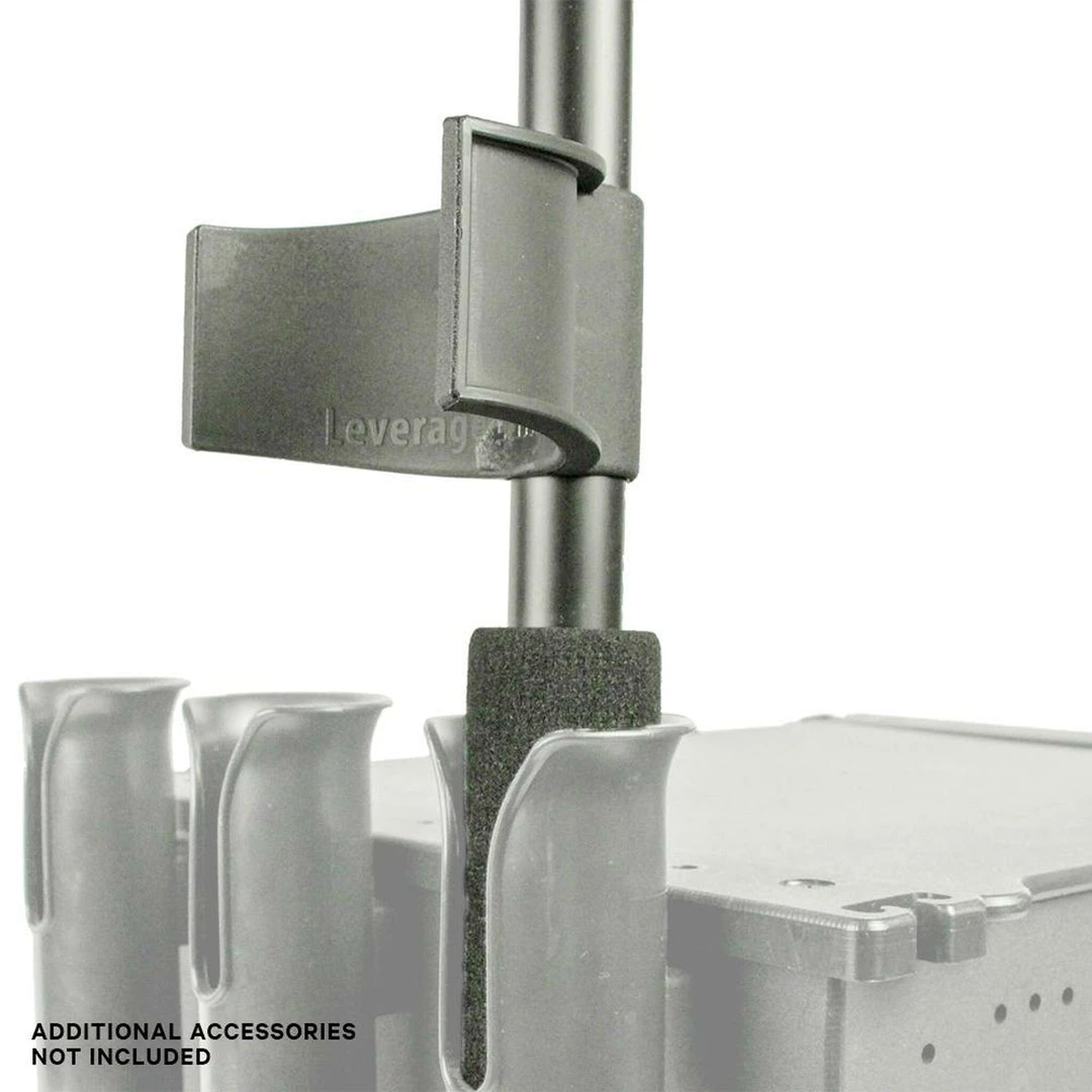 Yak Attack Leverage Landing Net, 12" X 20" Hoop, 47" Long, With Extension And Foam For Storing In Rod Holder 3 Yak Attack Leverage Landing Net, 12" X 20" Hoop, 47" Long, With Extension And Foam For Storing In Rod Holder