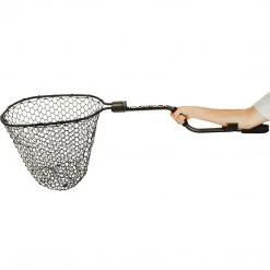 Yak Attack Leverage Landing Net, 12" X 20" Hoop, 47" Long, With Extension And Foam For Storing In Rod Holder