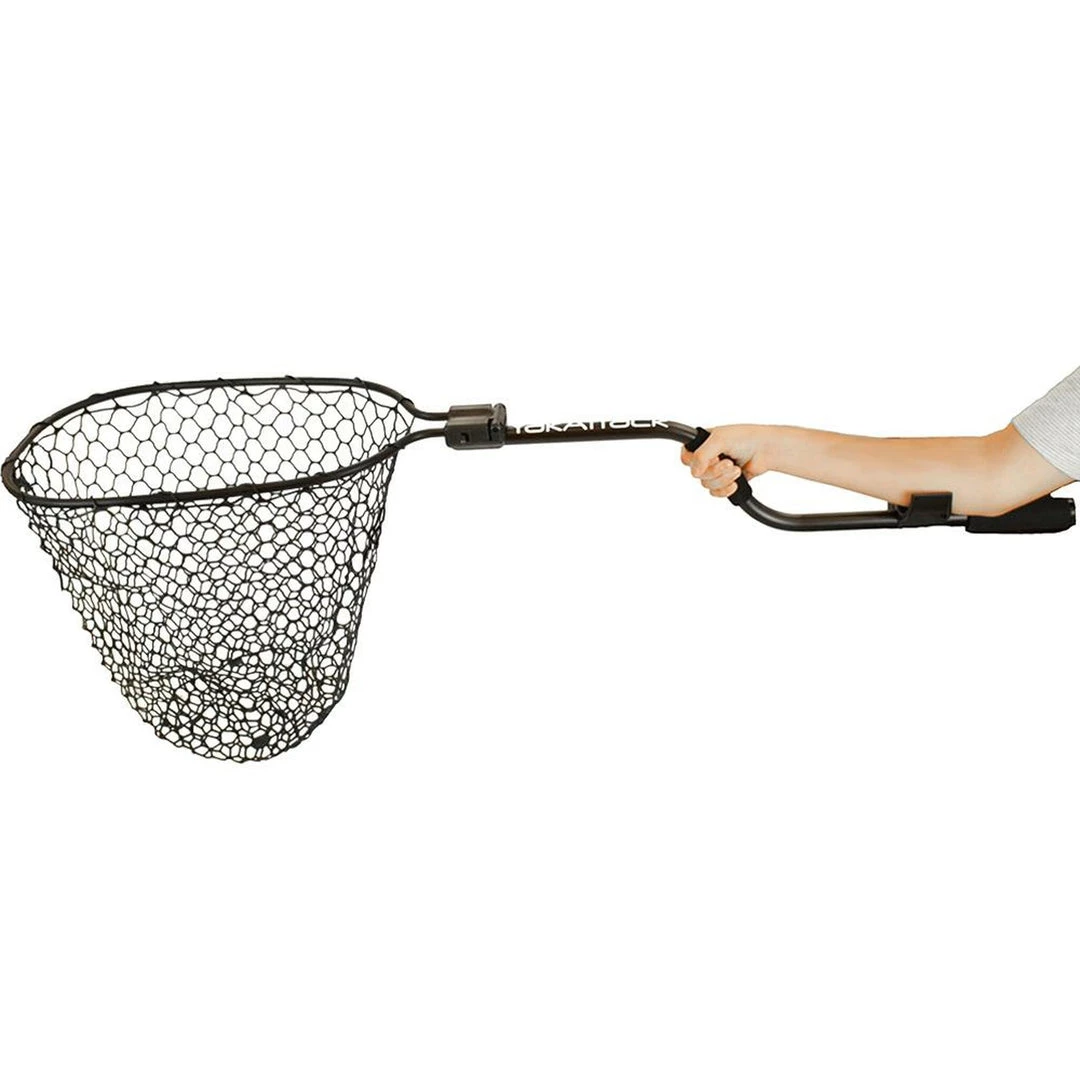 Yak Attack Leverage Landing Net, 12" X 20" Hoop, 47" Long, With Extension And Foam For Storing In Rod Holder 1 Yak Attack Leverage Landing Net, 12" X 20" Hoop, 47" Long, With Extension And Foam For Storing In Rod Holder