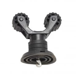 Yak Attack Paddle Holder, Leash Plug Adapter Mount With Rubber Base